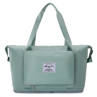 Damen Faltbar Handgepäck Tasche | Groß – Hellgrün