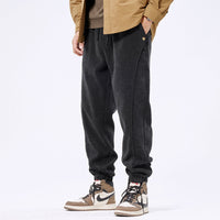 Renji | Bequeme Cordhose – Dunkelgrau