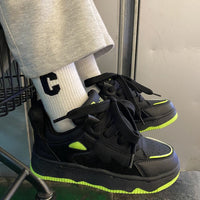 Damen Modische Sneakers mit innovativem Dämpfungssystem und rutschfestem Profil – Schwarz