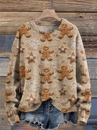 Sanne | Festlicher Pullover - Einzigartige Kollektion – Beige