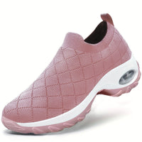Damen Komfortable Slip-On Sneakers mit innovativer Luftpolstertechnologie – Rosa