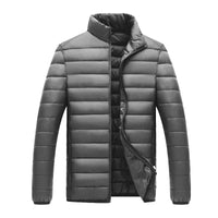 Simon | Leichte Baumwolljacke – Dunkelgrau