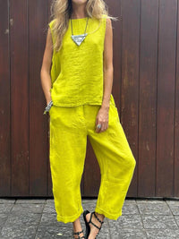 Monica™ | Bequemes zweiteiliges Sommerset – Gelb