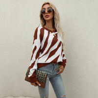 Larissa - Kuscheliger Strickpullover – Rotbraun