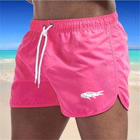 Heidi Mode | Strandshorts mehrfarbige Sportshorts – Rosenrot