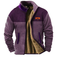 Savrani™ | Herren Fleecejacke – Lila