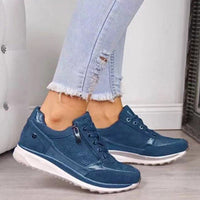ChicSneakers+ | Elegante en Comfortabele Orthopedische Schoenen – Blau