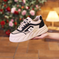Damen Sportliche Sneakers mit innovativem Mesh-Design und dämpfender Sohle – Schwarz