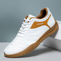 Damen Sportliche Freizeitsneaker mit rutschfester Sohle und atmungsaktivem Innenfutter – Weiß