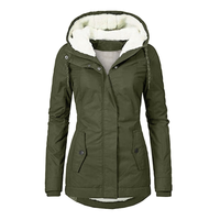 Damen Regenjacke | Winter – Oliv