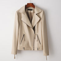 Riviera Leather Jacket – Creme