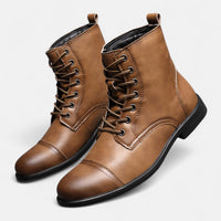 Martino™ | Elegante Herrenstiefel aus Kunstleder – Braun