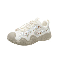 Damen Multifunktionale Freizeitschuhe mit innovativem Schnürsystem und rutschfester Sohle – Cremeweiß