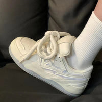 Damen Sportliche Sneakers mit rutschfester Sohle für urbanen Lifestyle – Graubeige