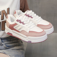 Damen Sportliche Sneaker mit atmungsaktiver Mesh-Konstruktion und trendiger Außensohle – Rosarot
