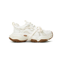 Damen Chunky Sneakers mit innovativer Dämpfung und flexibler Sohle – Cremeweiß