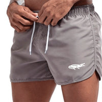 Heidi Mode | Strandshorts mehrfarbige Sportshorts – Grau