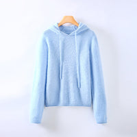 Athena Cashmere Hoodie – Himmelblau