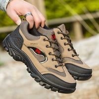 Herren Sportliche Trekking-Sneakers mit rutschfester Sohle und atmungsaktivem Obermaterial – Kastanienbraun