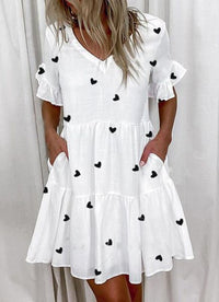 Heidi Mode | Pendelkleid mit V-Ausschnitt – Liebe