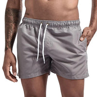Schnelltrocknende Badeshorts Für Herren | Kordelzug – Grau