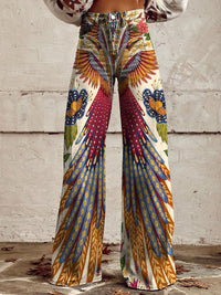 Elena | Bequeme Damenhose mit weitem Streifen Design – Mehrfarbig 4