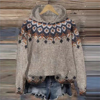 DAGNY - KUSCHELIGER KAPUZENPULLOVER – Khaki