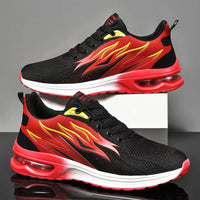 Herren Sportliche Freizeitschuhe mit Luftpolsterung – Flammenrot