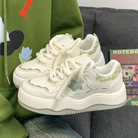 Damen Sportliche Sneakers mit innovativer Designstruktur – Grün