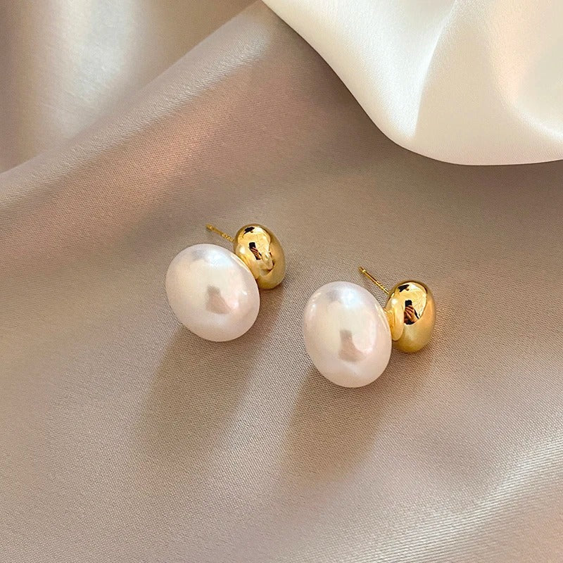 Vintage Perlen Ohrringe Damen Schmuck