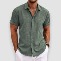 River |  Short Sleeved Shirt – Grün