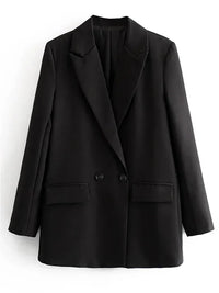 Elegante Damen-Blazer für Büro und Freizeit - Business Profesional – Schwarz