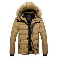 Hochwertige Winterjacke für Herren – Khaki 1