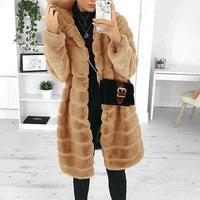 Elegante Damen Winterjacke mit Wärmeisolierung – Braun