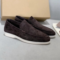 Drake | Herren Wildleder Schuhe – Schokolade