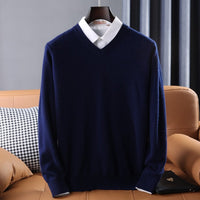 Vienna Cashmere Sweater – Marine