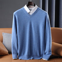 Vienna Cashmere Sweater – Blau