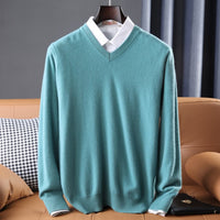Vienna Cashmere Sweater – Petrol