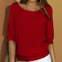 Miranel - Leichter Pullover – Rot