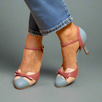 Isolde | Stylish Comfort Stilettos with a Style Assurance – Blau