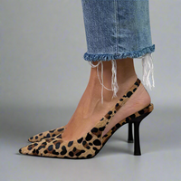 Brunhildis | Chic Suede Stilettos Designed for Ultimate Comfort – Khaki