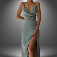 Amélie | Elegantes Premium-Sommerkleid – Grün