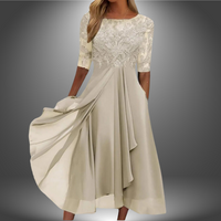 Margherita | Premium Spitzenkleid – Weiß