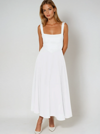 Livia | Stilvolles Damenkleid für elegante Looks – Weiß