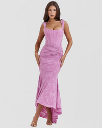 Urwenlind | Elegantes Maxi-Kleid – Rosa