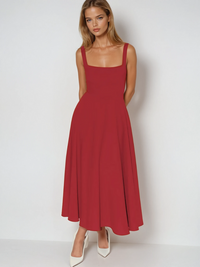 Scarlett Grace | Elegantes Kleid – Rot