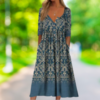 Nora | Bequemes Kleid – Marine