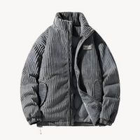 Adam | Stylische Cordjacke – Grau