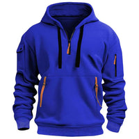 Shalev - Stylischer Langarm Kapuzenpullover | 1+1 Gratis – Blau