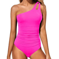 Lotta | One-Shoulder Badeanzug – Pink